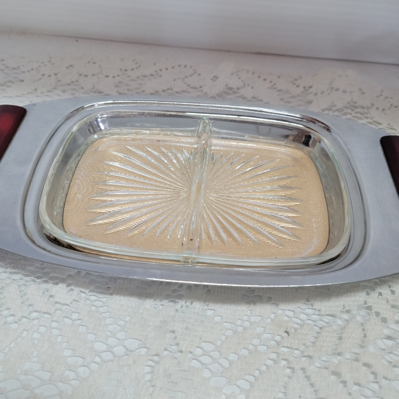 Stainless steel and Bakelite butter dish - Picture 4 of 5
